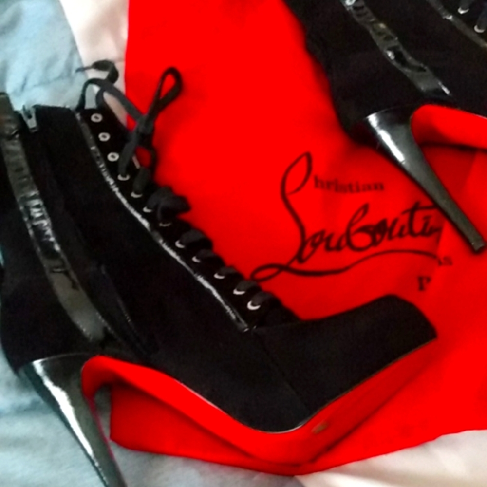 Christian louboutin ankle boots
